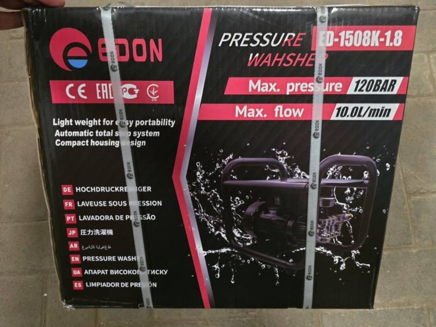 EDON Pressure Washer ED-1508K-1.8